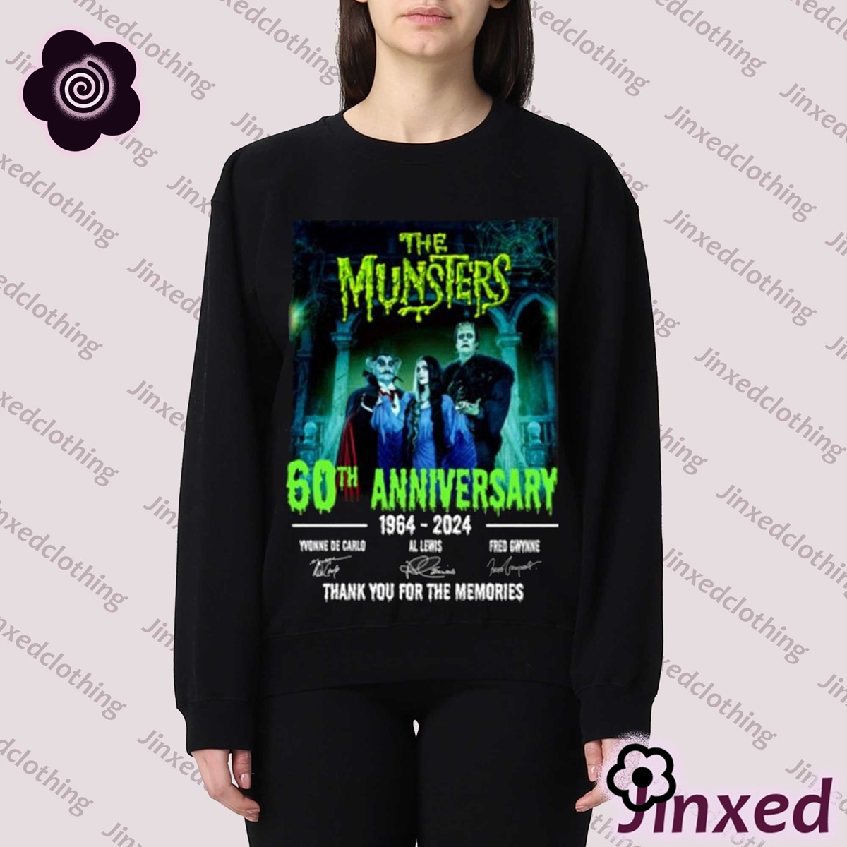 The Munsters 60th Anniversary 1964-2024 Thank You For The Memories Unisex T-shirt 